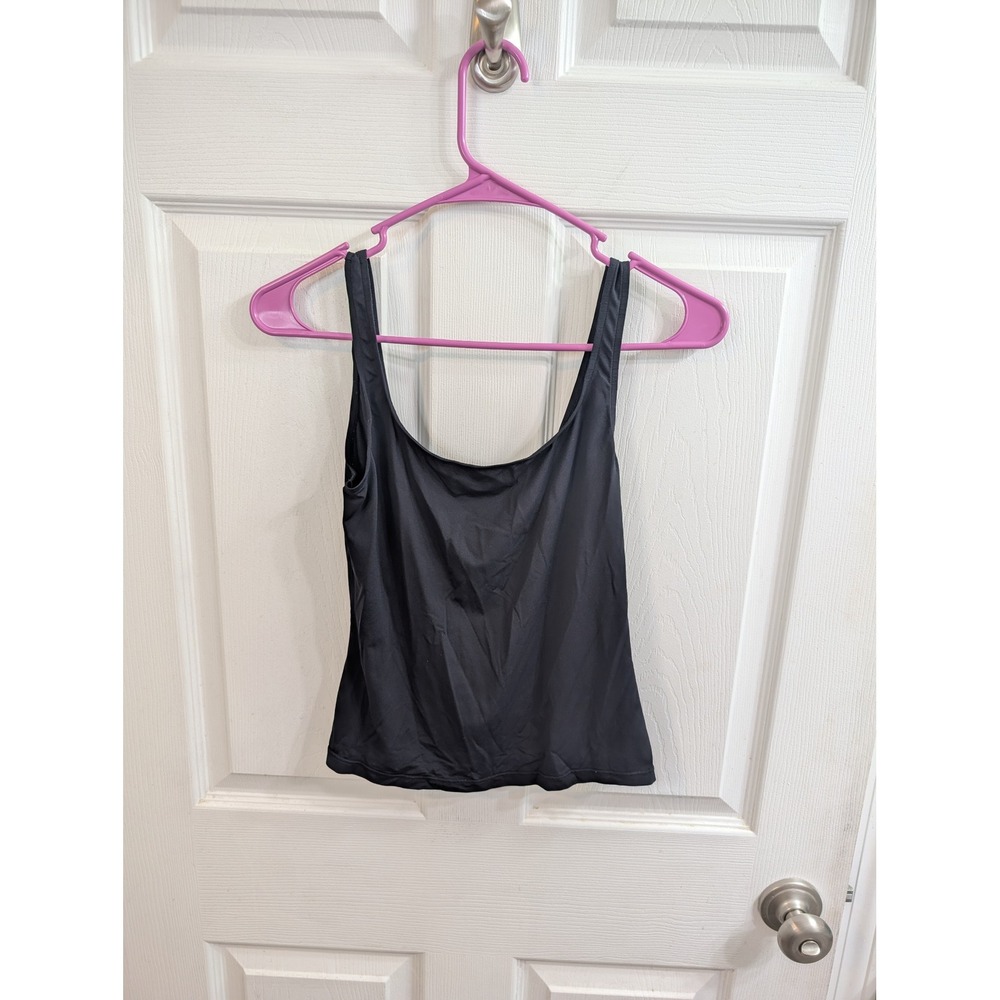 Cosabella Tank Top Womens Black Scoop Neck Made in Italy Stretch - Size M